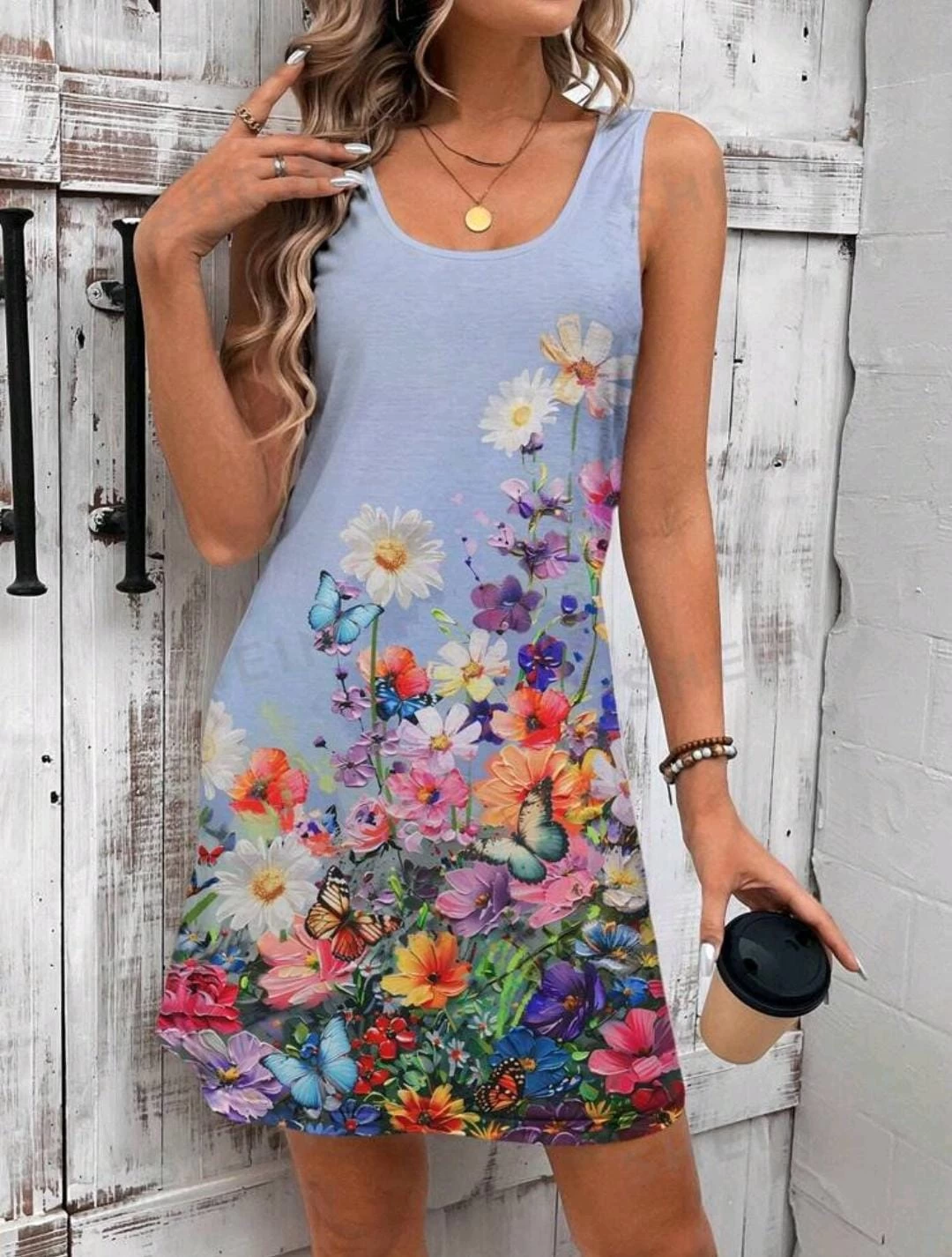 vestido-casual-con-patron-floral